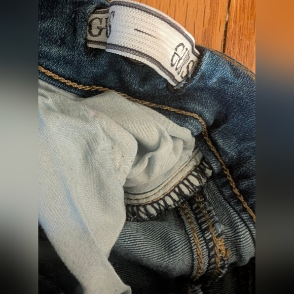 Distressed Blue Guess Skinny Jeans w - Picture 4 of 6